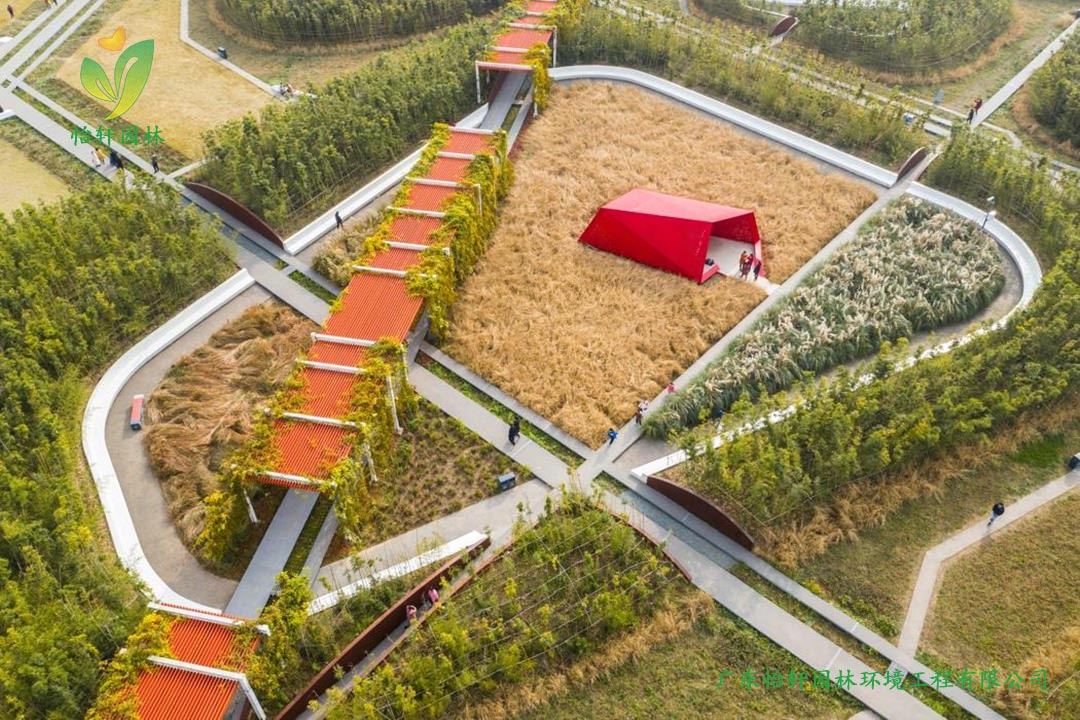 西安皂河生態(tài)公園景觀設(shè)計改造效果圖