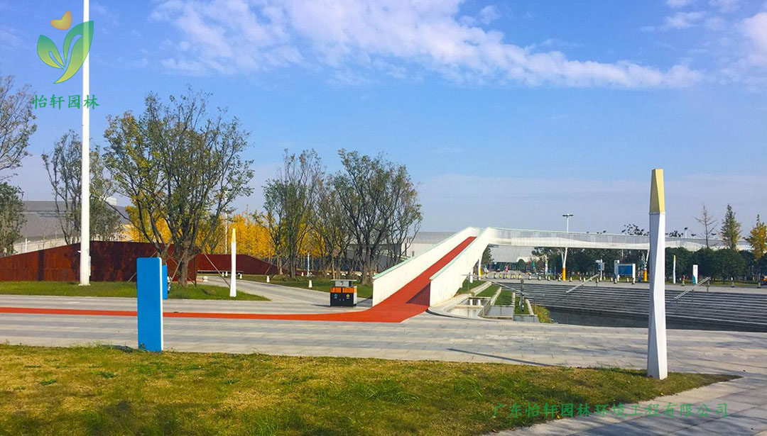 江蘇省揚州李寧體育公園景觀設計案例效果圖