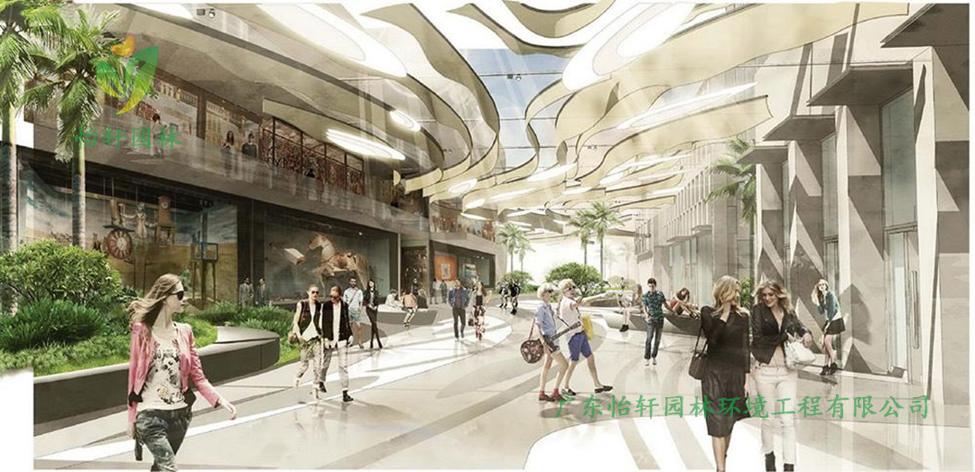 海南三亞水居巷商業(yè)景觀設計案例效果圖
