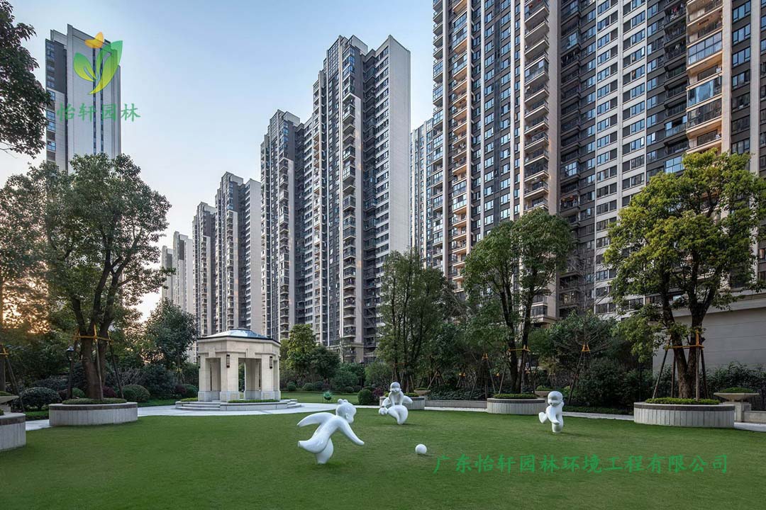 福州中?！ゅ居钐煜滦^(qū)綠化工程實(shí)景圖
