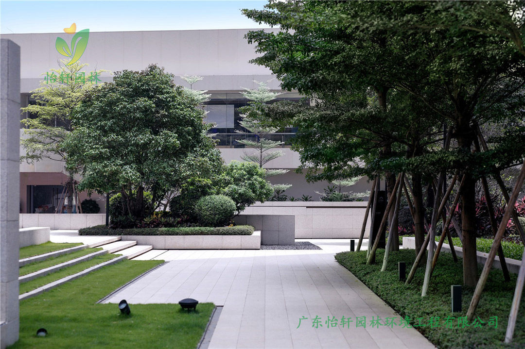 南沙時代·香海彼岸小區(qū)綠化景觀設計實景圖