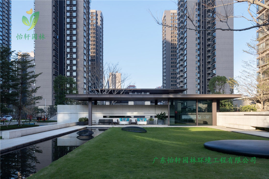 南沙時代·香海彼岸小區(qū)綠化景觀設計實景圖