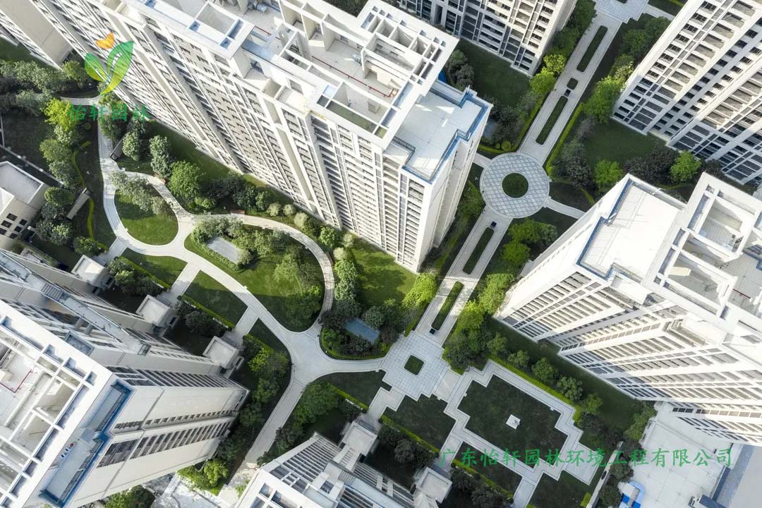 肇慶中海·新城1號小區(qū)景觀綠化設(shè)計案例
