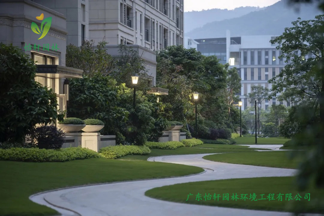 肇慶中?！ば鲁?號小區(qū)景觀綠化設(shè)計案例