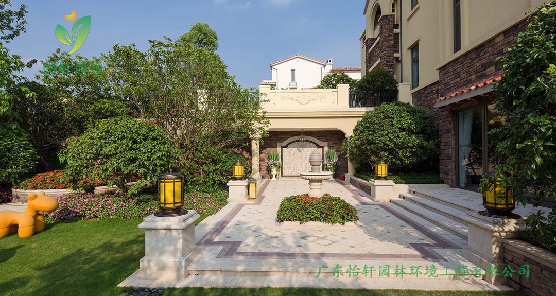 佛山中海山語湖B8區(qū)庭院綠化景觀設(shè)計案例實景圖