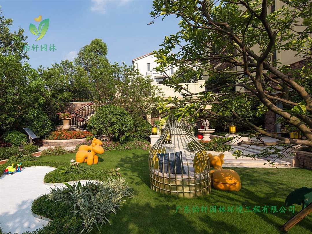 佛山中海山語湖B8區(qū)庭院綠化景觀設(shè)計案例實景圖