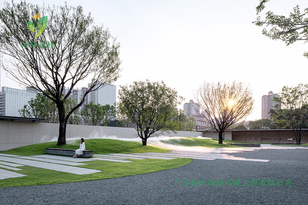 佛山市南海區(qū)良溪保利天悅小區(qū)綠化工程實景圖
