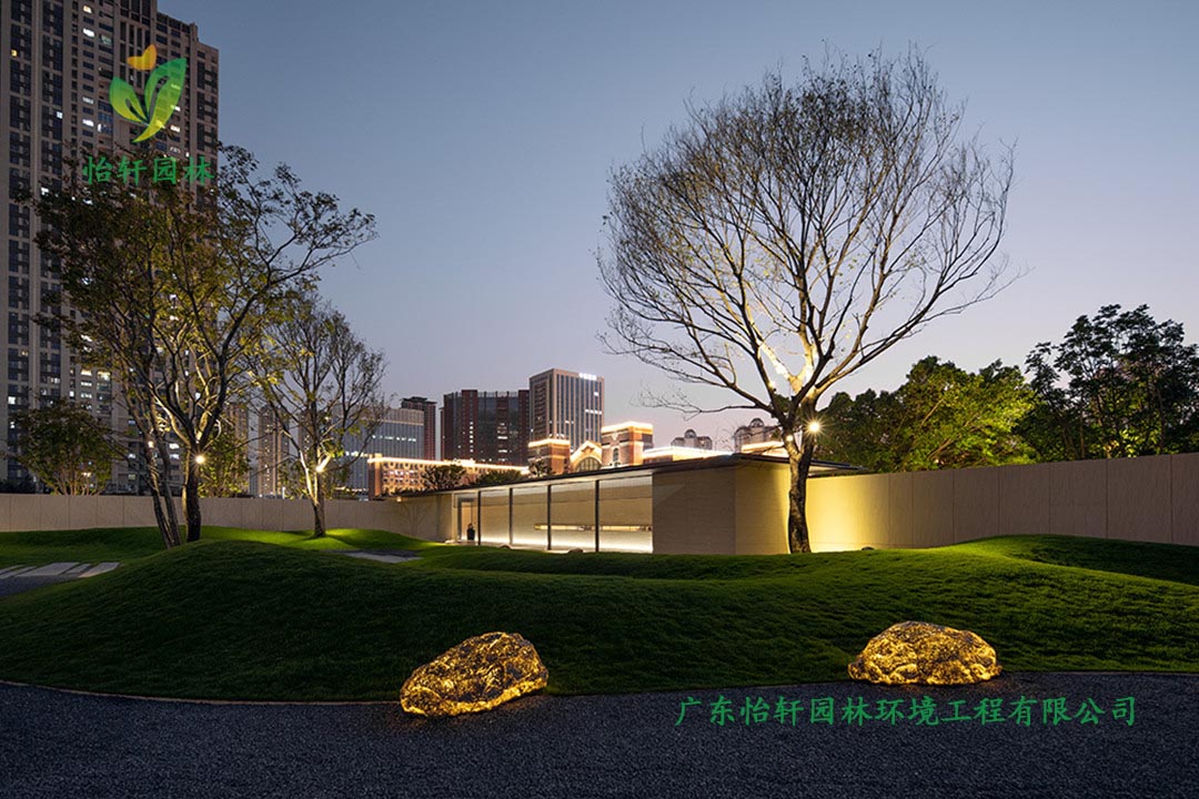 佛山市南海區(qū)良溪保利天悅小區(qū)綠化工程實景圖